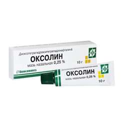 Оксолин Мазь Назальная Туба В Индивидуальной Упаковке 0.25% 10г.