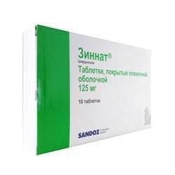 Зиннат Таблетки 0.125г №10 Купить В Аптеке На Батуевской В.